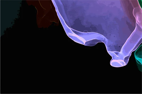 Абстрактный Цвет Фона Векторная Алкогольная Живопись Техника Жидких Чернил Фон — стоковый вектор
