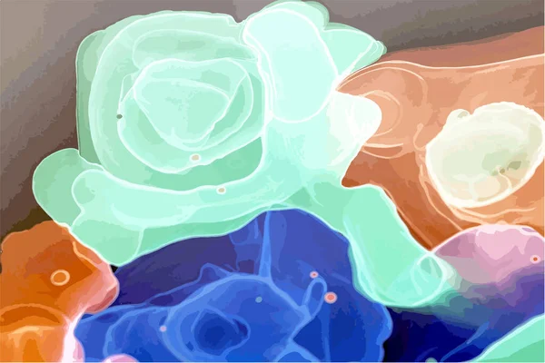 Fond Couleur Abstrait Peinture Vectorielle Alcool Fond Technique Encre Liquide — Image vectorielle