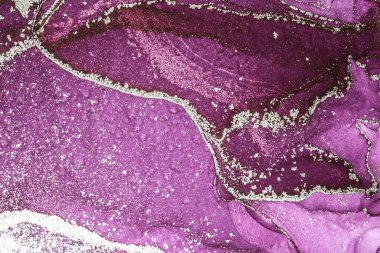 Soyut parlak parlak renk akışkan arka plan, altın çizgili el yapımı alkol tablosu. Yüksek çözünürlüklü arkaplan tasarımı için sıvı mürekkep dokusu