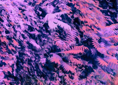 Güzel ağaç dalları olan tonlu doğal çiçek arkaplan tasarımının sanatsal gerçekçi çizimi