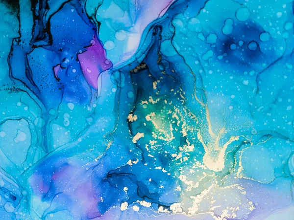 Abstrait Brillant Fond Fluide Couleur Brillante Peinture Art Alcool Dessinée — Photo