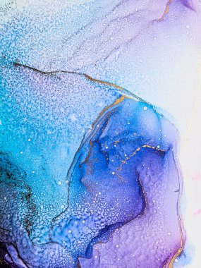 Soyut parlak parlak renk akışkan arka plan, altın çizgili el yapımı alkol tablosu. Yüksek çözünürlüklü arkaplan tasarımı için sıvı mürekkep dokusu