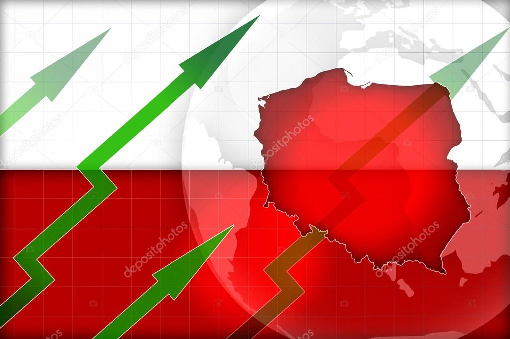 Poland economic growth concept