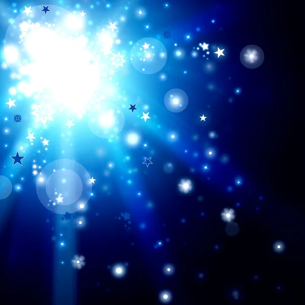 Абстрактный синий фон Xmas — стоковое фото
