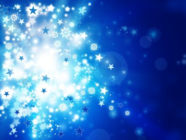 Mavi Noel arkaplanı