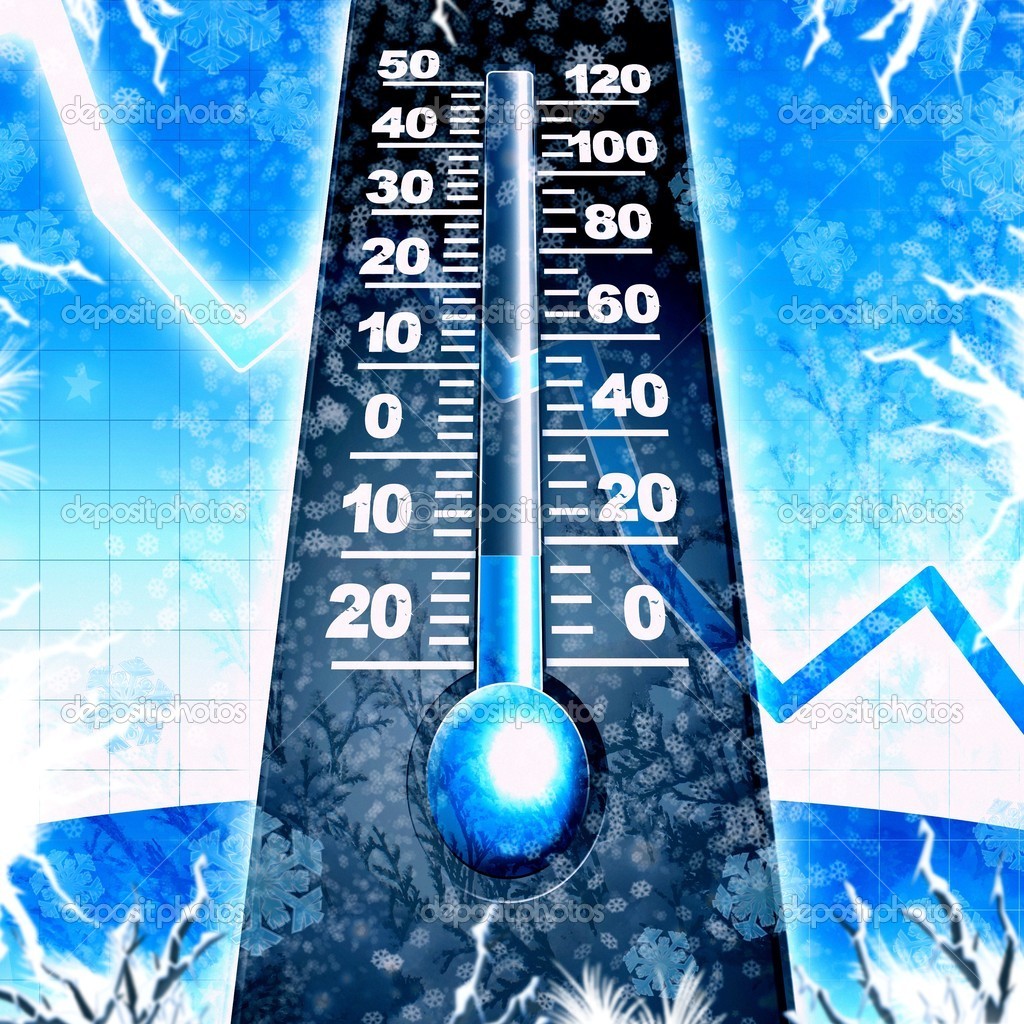 Cold winter illustration