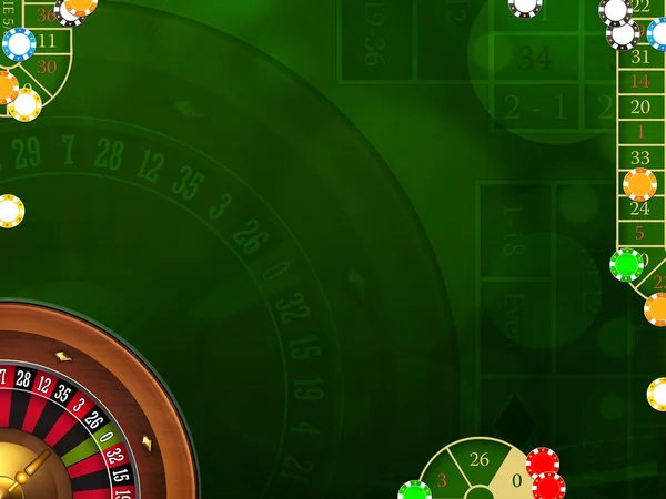 Fondo de juego con elementos de casino — Foto de Stock