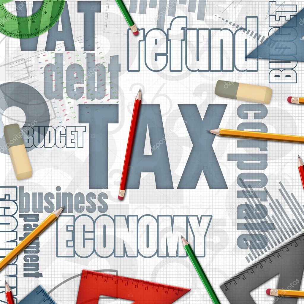 tax financial business background