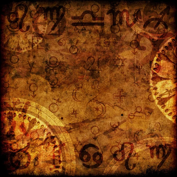 Magic zodiac background — Stock Photo, Image