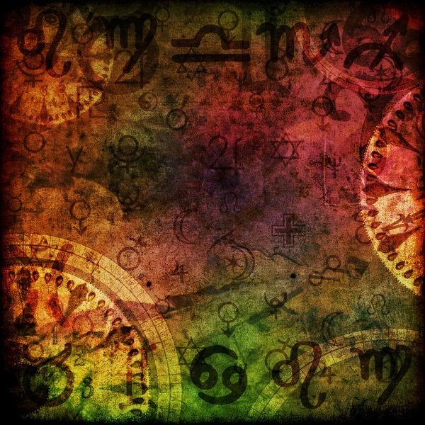 sihirli işaret Astroloji arka plan