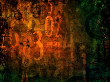 Sihir numaraları Astroloji arka plan illüstrasyon