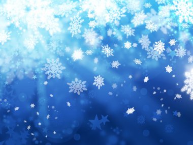 Kış arka plan Christmas snoflakes soyut