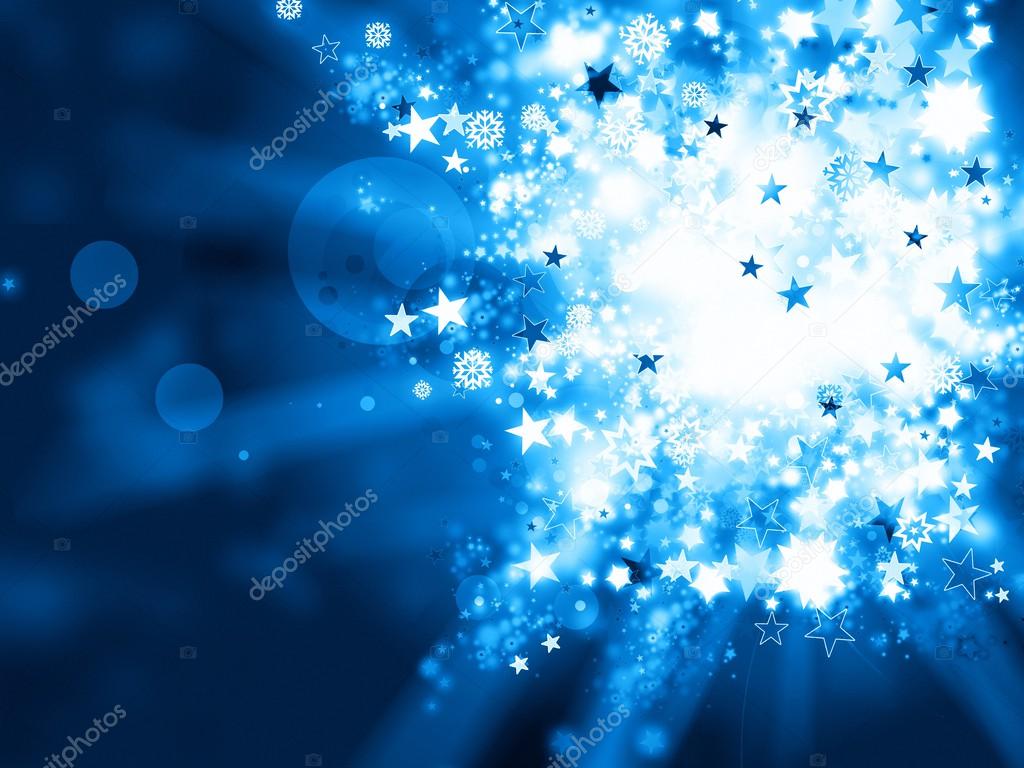 abstract blue xmas background
