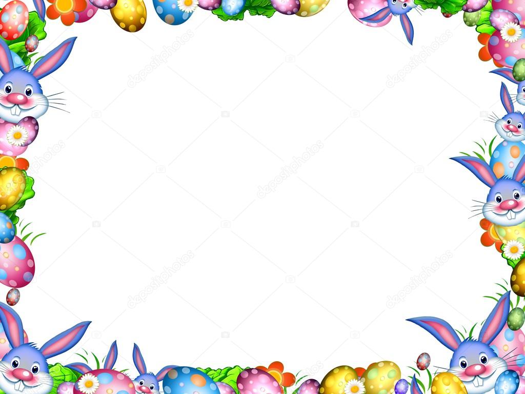 easter egg boarder