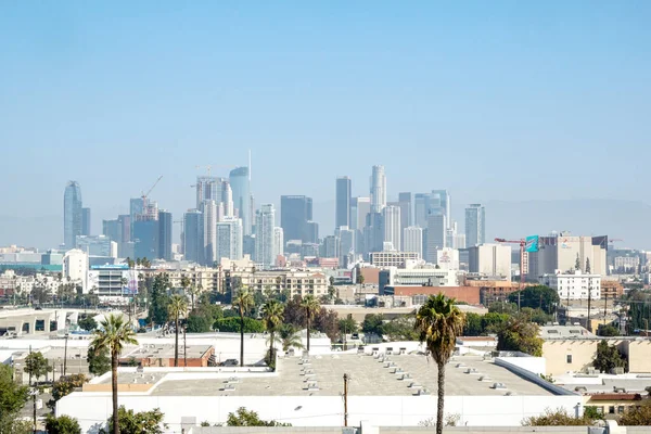 Downtown Los Angeles Skyline Crisp Winters Morning — Stock Photo, Image