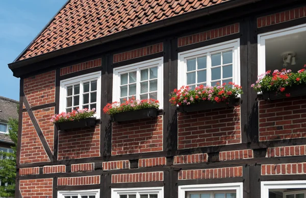 Typowy niemiecki dom — Zdjęcie stockowe