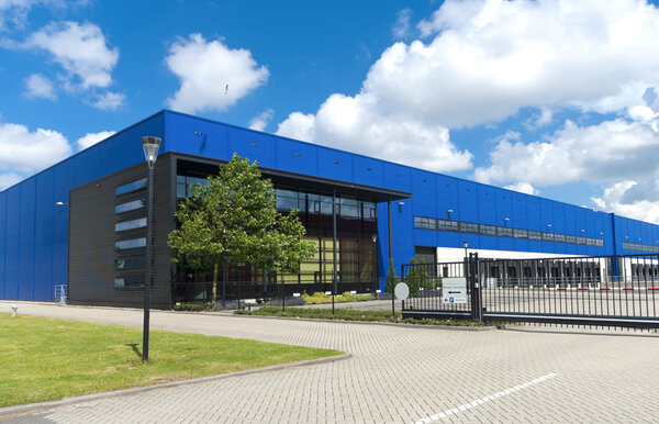 Industrieel magazijn — Stockfoto