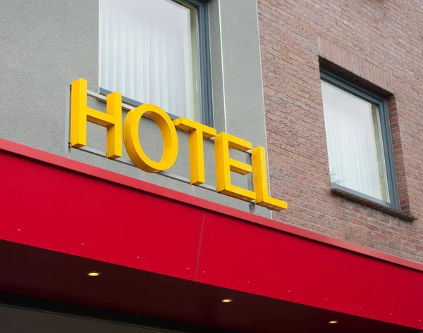 Hotel sign — Stock Photo, Image