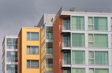 Modern apartments clipart