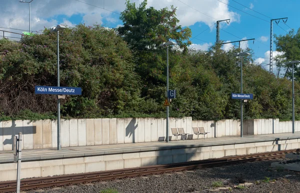 Stazione ferroviaria di Colonia deutz — Foto Stock