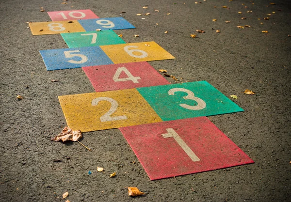 Hopscotch game — Stock Photo, Image