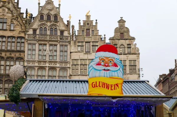 Gluhwein shield — Stock Photo, Image