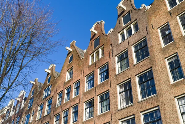 Амстердам будинків — стокове фото