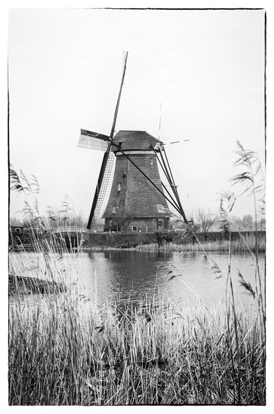 Holländsk väderkvarn — Stockfoto