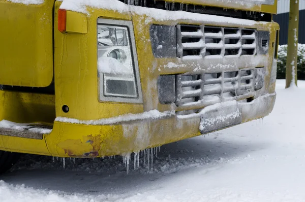Frozen truck — Stock Photo, Image