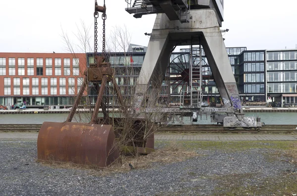 Harbor crane — Stock fotografie