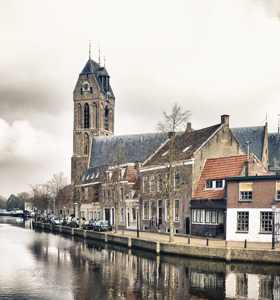 Holandské vesnice oudewater — Stock fotografie