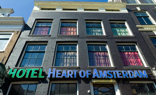 Ξενοδοχείο στο Άμστερνταμ — Φωτογραφία Αρχείου