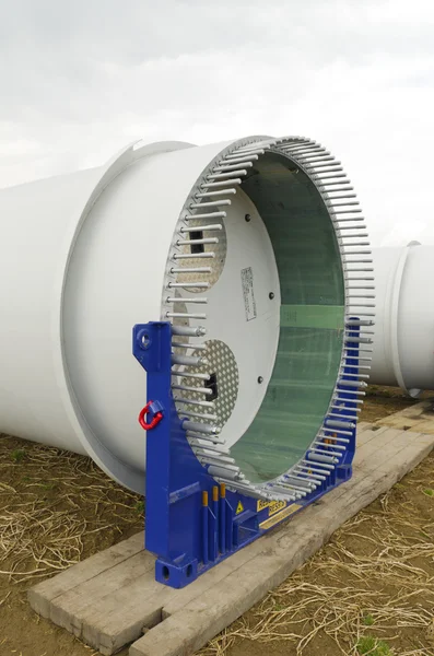 Part of new windturbine — Stock Photo, Image