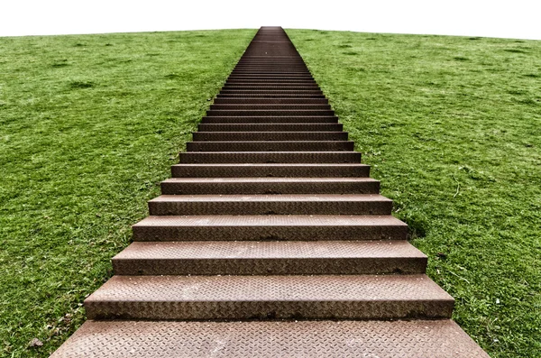 Escaleras en una colina —  Fotos de Stock