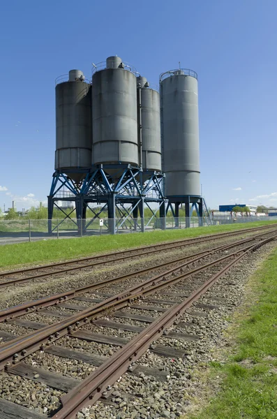 Industrial silos — Stock Photo, Image