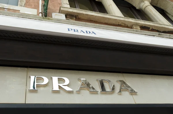 Logotipo prada — Fotografia de Stock