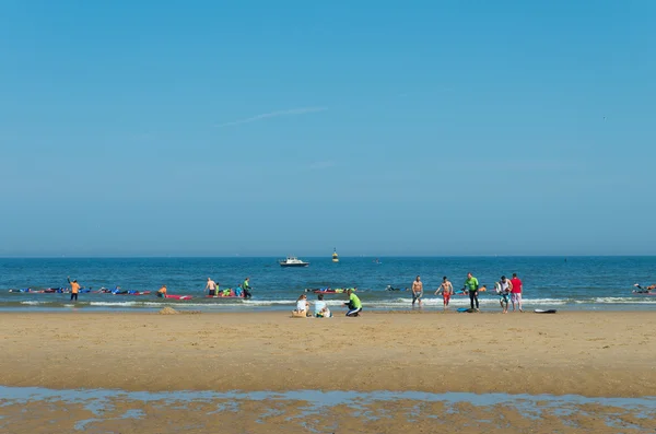 Plaża w Holandii — Zdjęcie stockowe