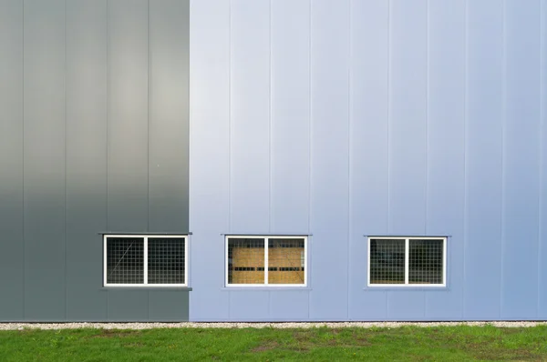 Blue warehouse — Stock Photo, Image
