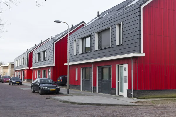 Casas vermelhas — Fotografia de Stock