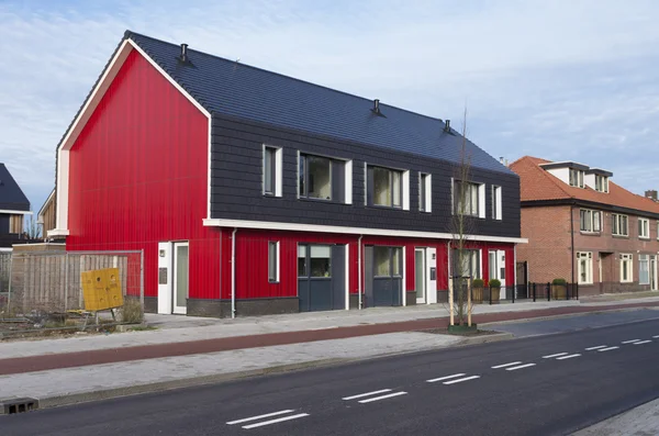 Röda hus — Stockfoto