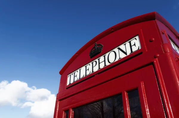 Red telephone box — Stock Photo, Image