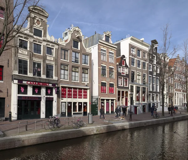 Barrio rojo Amsterdam — Foto de Stock