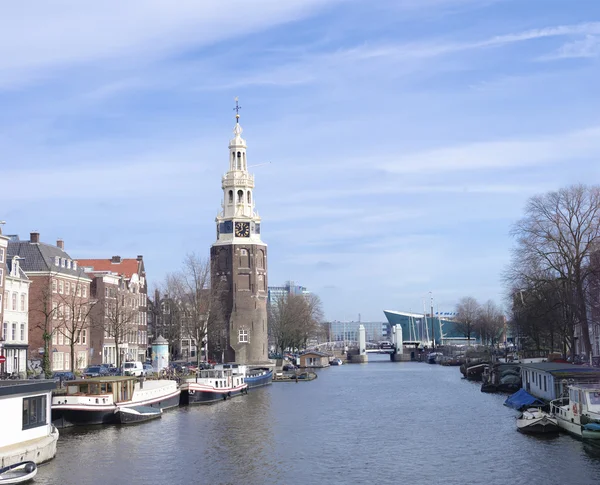 Tower in amsterdam — Stock Photo, Image