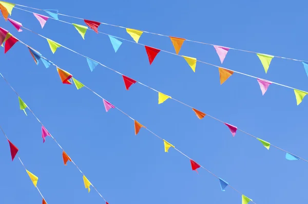 Bunting vlaggen — Stockfoto