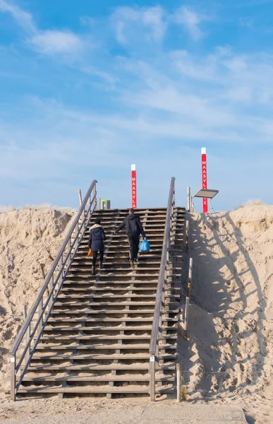 Wooden stairs — Stock Photo, Image