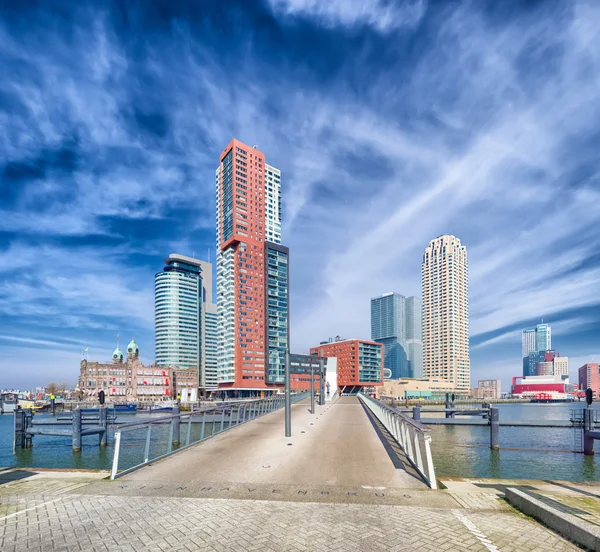 Skyline di Rotterdam — Foto Stock