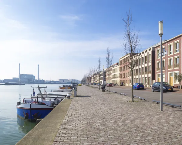 Quay in rotterdam — Stock Photo, Image