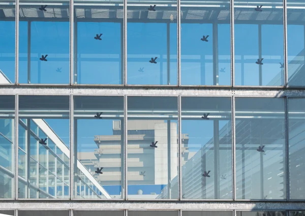 Footbridge corridor — Stock Photo, Image