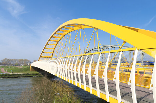 yellow arch bridge