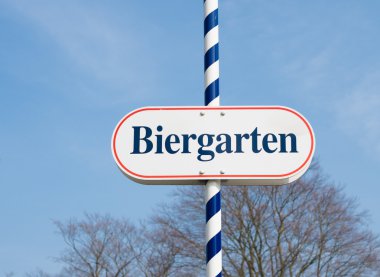 Biergarten işareti